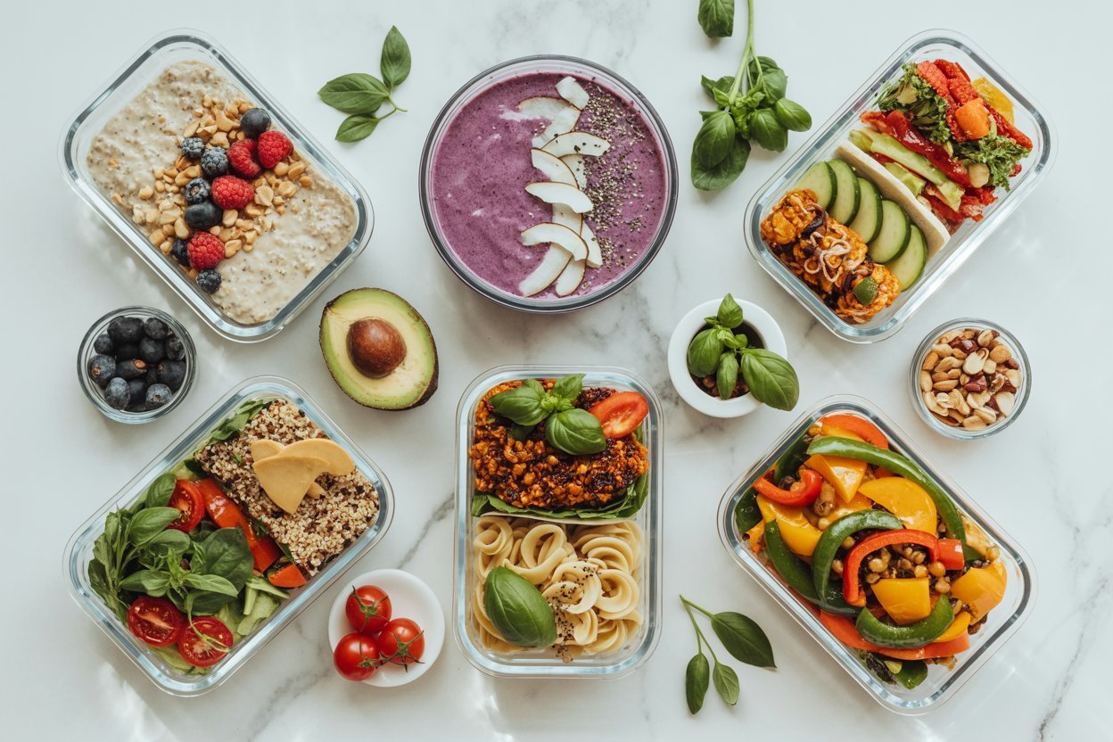 1 Week Vegan Meal Plan (Simple, Balanced & Easy to Follow)