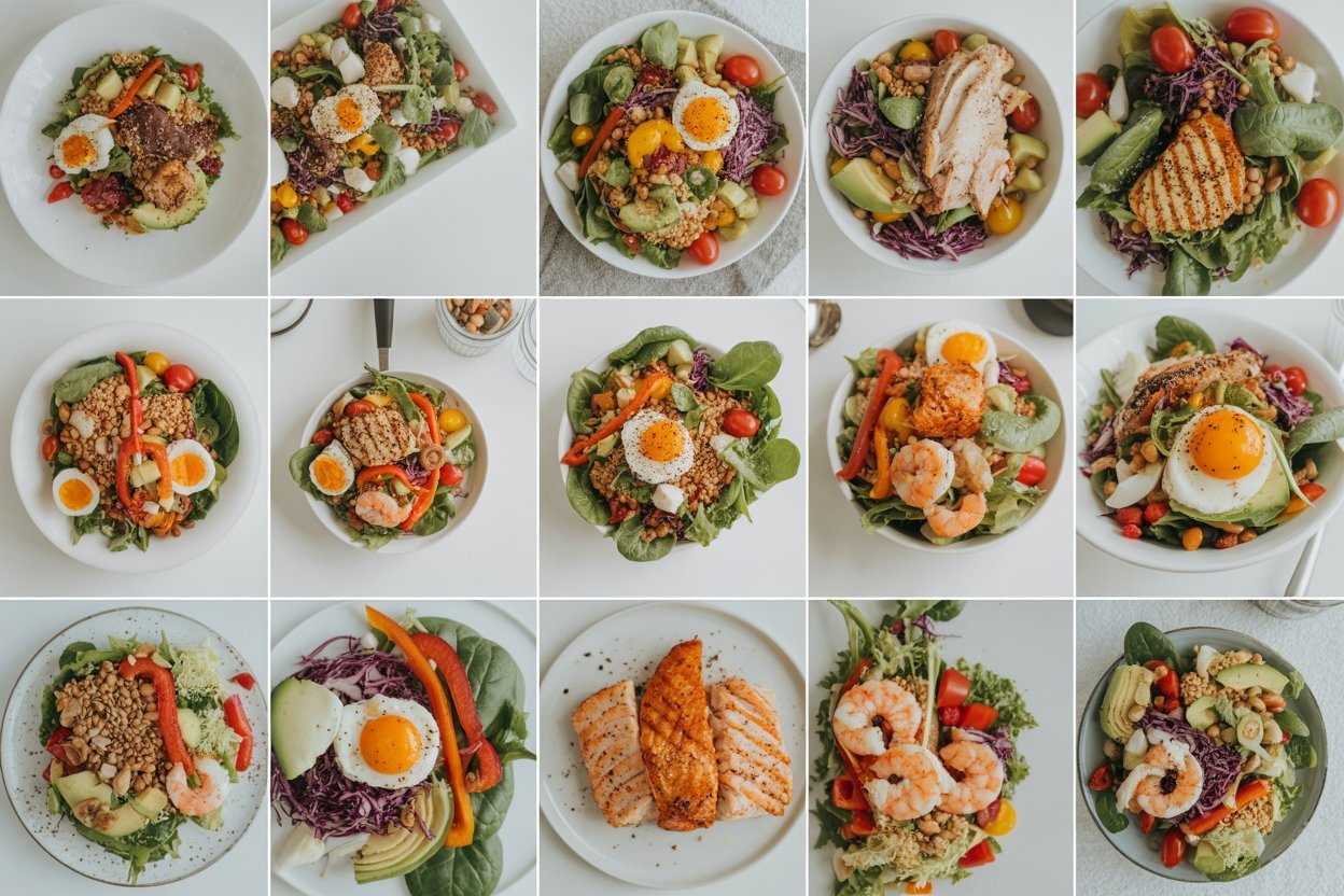 12 Easy High Protein Salad Recipes for Weight Loss