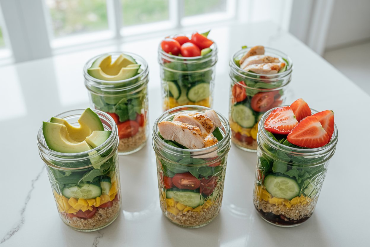 15 Easy Mason Jar Salad Ideas That Make Meal Prep a Breeze