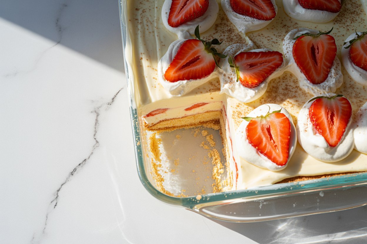 Keto Strawberry Tiramisu