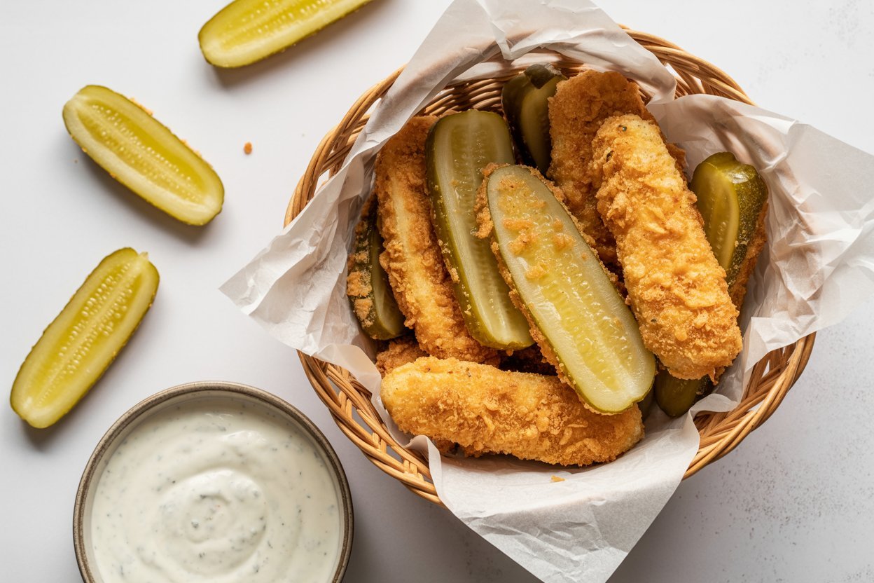 Easy Air Fryer Fried Pickles Recipe (Crispy, No Oil, Ready in 15 Minutes)