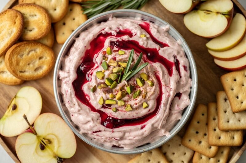 Cranberry Whipped Boursin Dip – Easy Holiday Appetizer