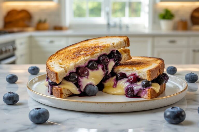 Gourmet Blueberry Grilled Cheese That’s Sweet, Savory, and So Easy