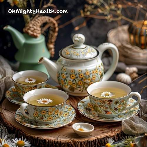 Vanilla chamomile calm tea.