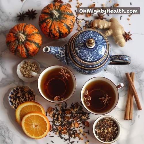 Pumpkin spice paradise tea.