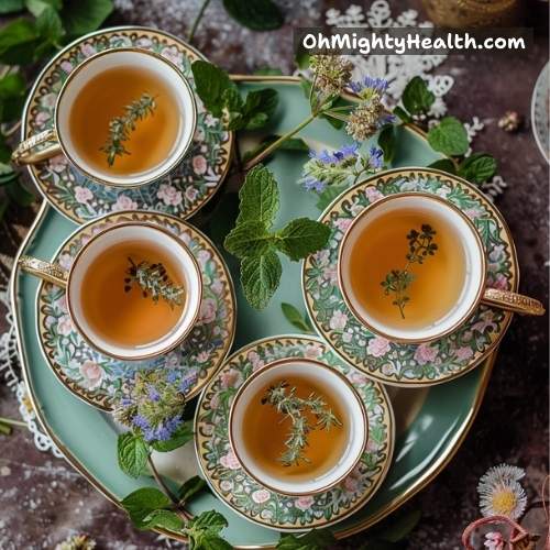 Respiratory relief tea.