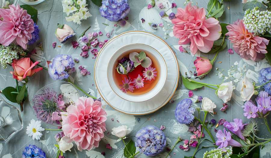 Lovely cup of herbal tea.