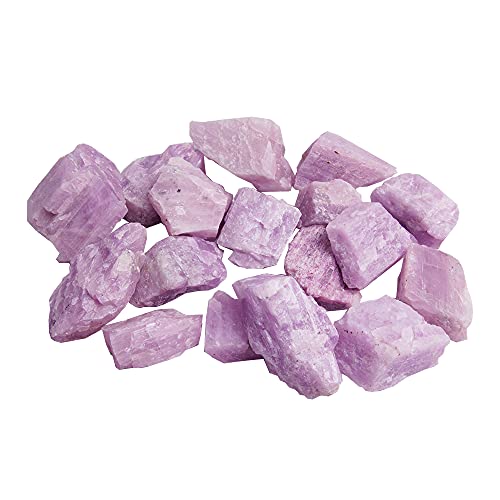Acxico 200g Natural Kunzite Gemstone Rough Stone Crystal Spodumene Mineral Healing Acxico 200g Natural Kunzite Gemstone Rough Stone Crystal Spodumene Mineral Healing