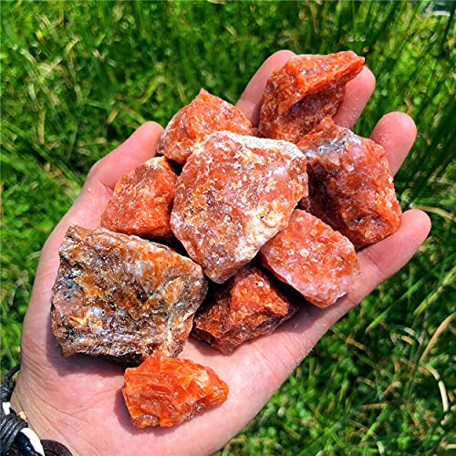 Zenkeeper 1Lb Large Rough Sunstone Bulk Raw Sunstone Crystal Natural Sunstone Chunks Crystals Healing Stones Zenkeeper 1Lb Large Rough Sunstone Bulk Raw Sunstone Crystal Natural Sunstone Chunks Crystals Healing Stones