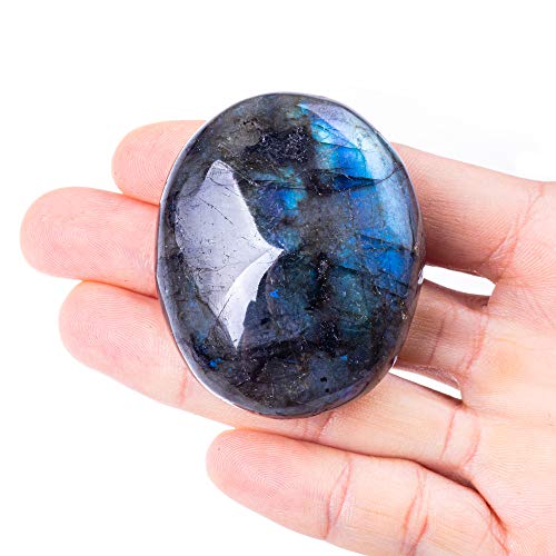 UU UNIHOM Natural Labradorite Plam Stones, Healing Crystal Gemstones Irregular Polished Worry Stone 1.5"-2.7" UU UNIHOM Natural Labradorite Plam Stones, Healing Crystal Gemstones Irregular Polished Worry Stone 1.5"-2.7"