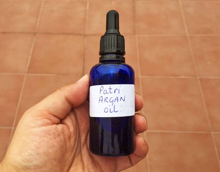 Argan oil hair serum ready