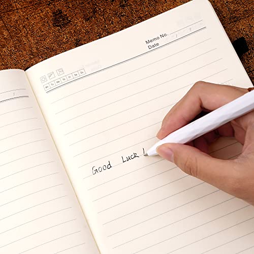 CAGIE Lined Journal Notebook for Work, 196 Pages, Medium 5.7" x 8.3", Hardcover Notebook Journal with Pen Loop, (Black Ruled) CAGIE Lined Journal Notebook for Work, 196 Pages, Medium 5.7" x 8.3", Hardcover Notebook Journal with Pen Loop, (Black Ruled)