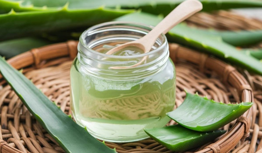 Glow up tips: aloe vera gel