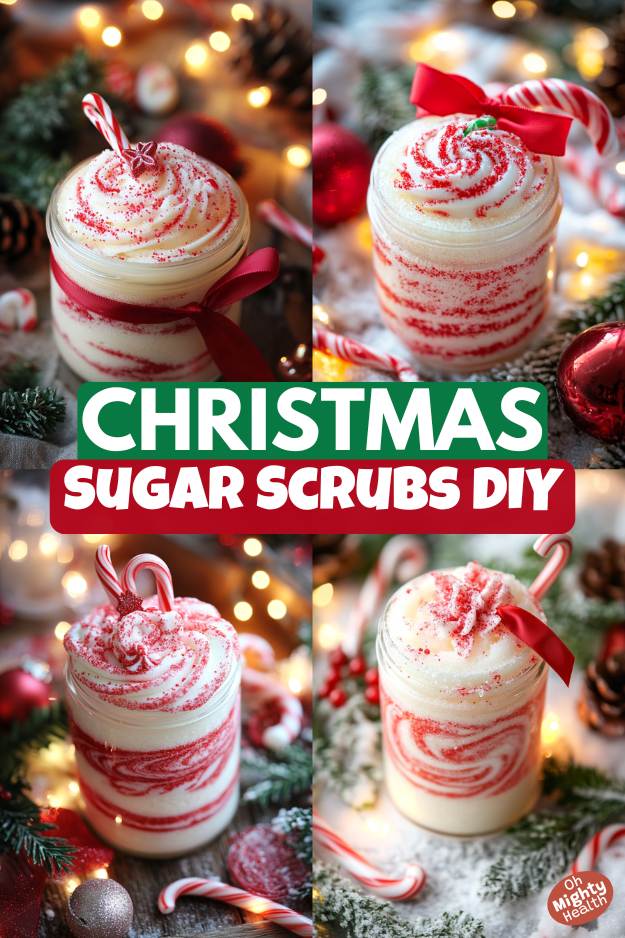 8 Gorgeous Christmas Sugar Scrub DIY Perfect for Holiday Gifts! 